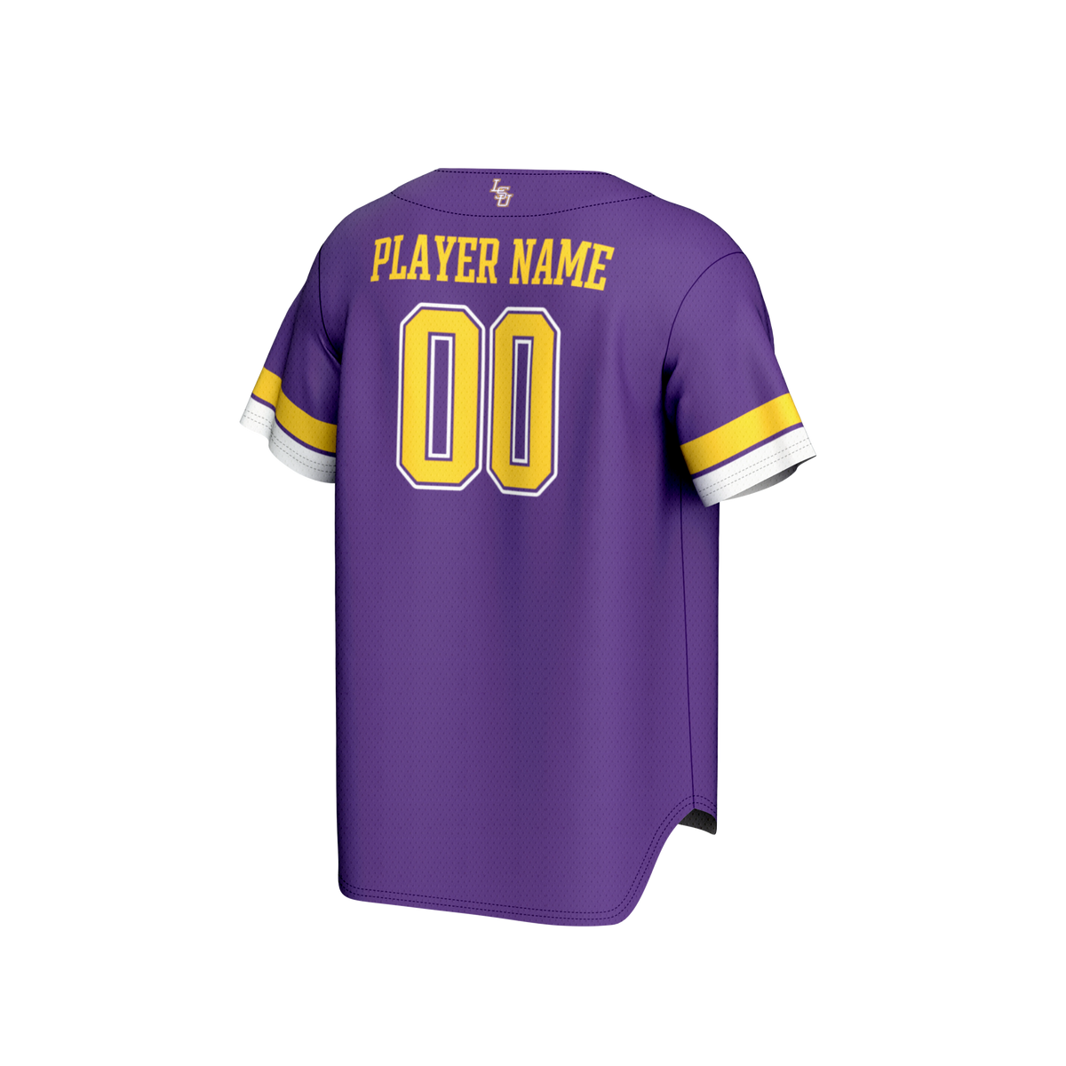 LSU Tigers NIL Pick-A-Player Baseball Lightweight Jersey - Purple