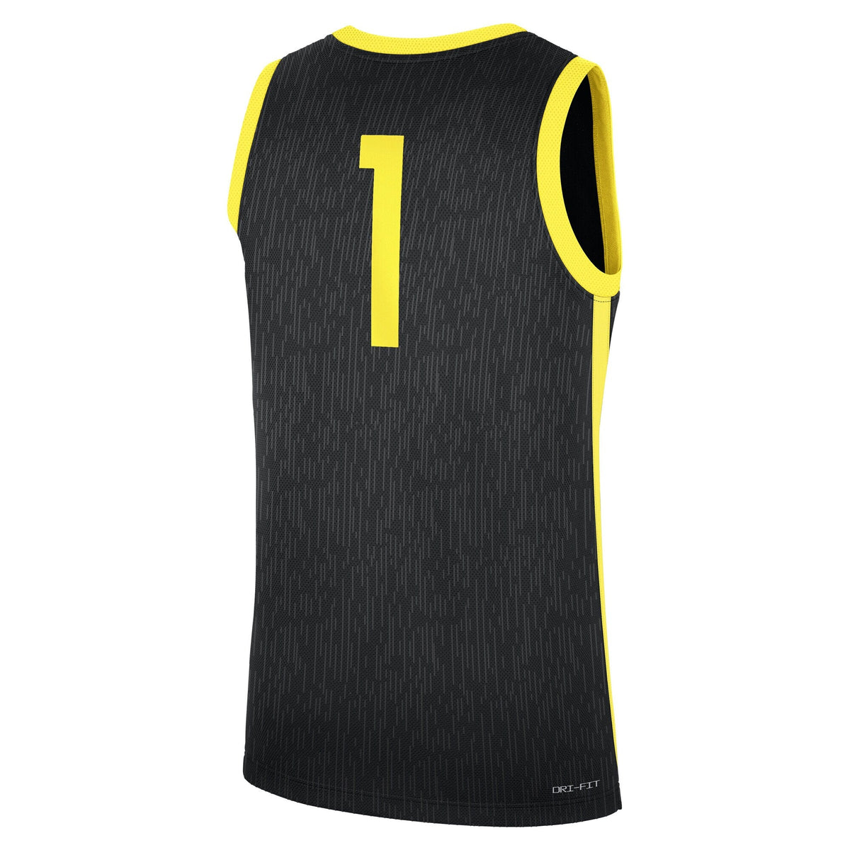 #1 Black Oregon Ducks Alternate Replica Jersey