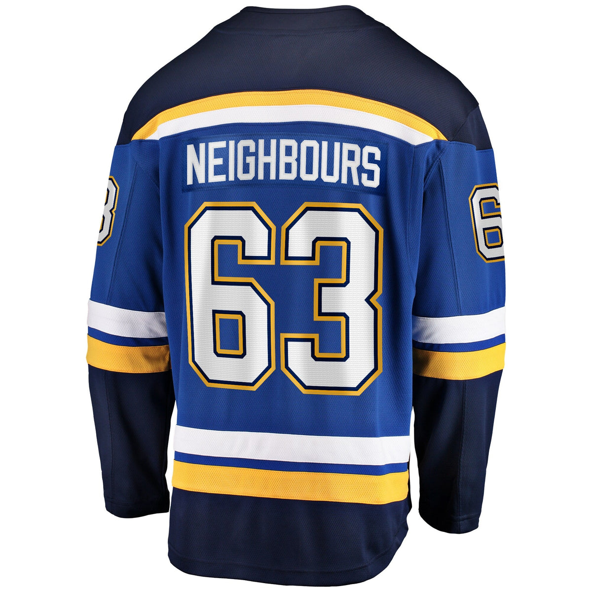 St. Louis Blues Jake Neighbours Blue Home Premier Breakaway Player Hockey Jersey