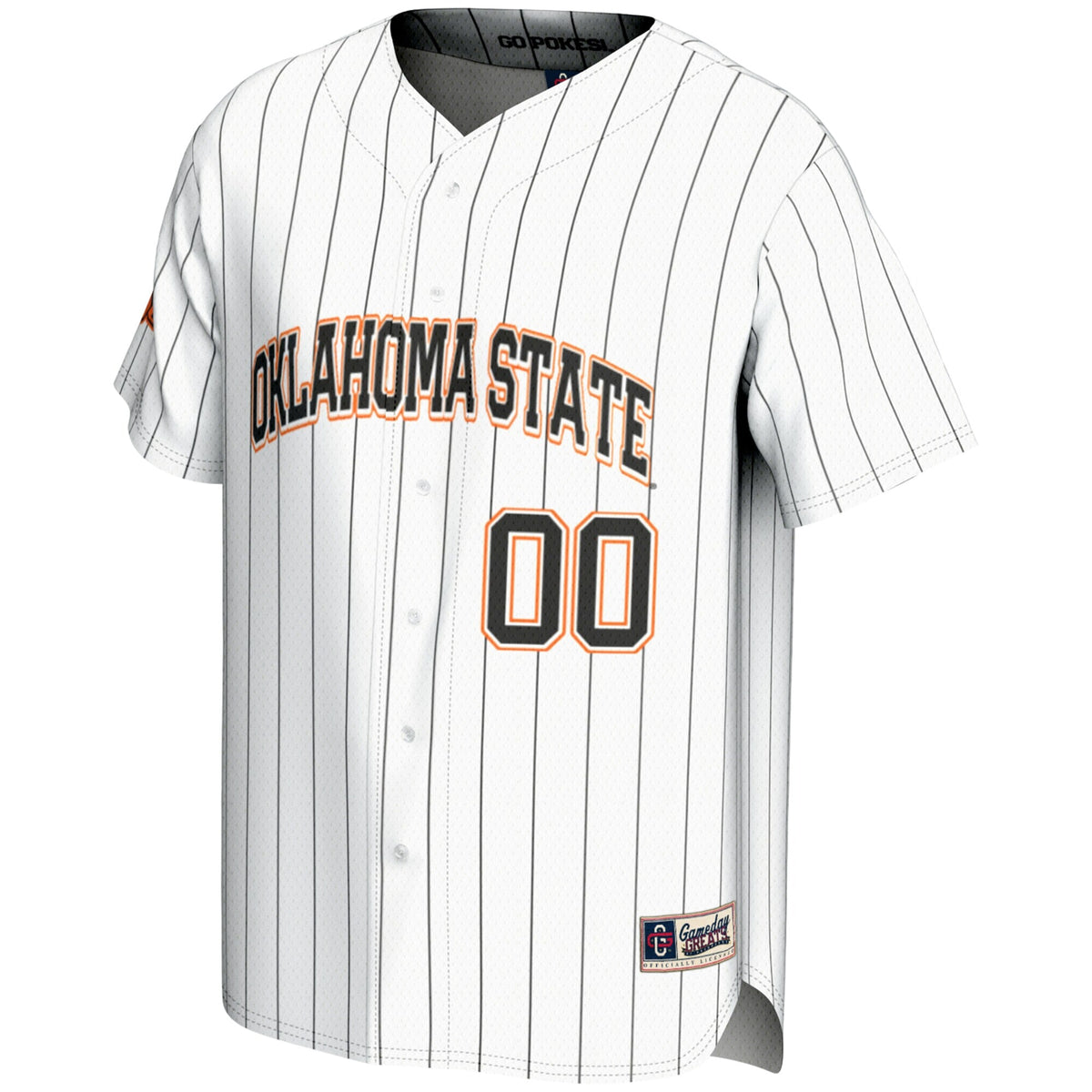 Oklahoma State Cowboys NIL Pick-A-Player Lightweight Baseball Jersey - White