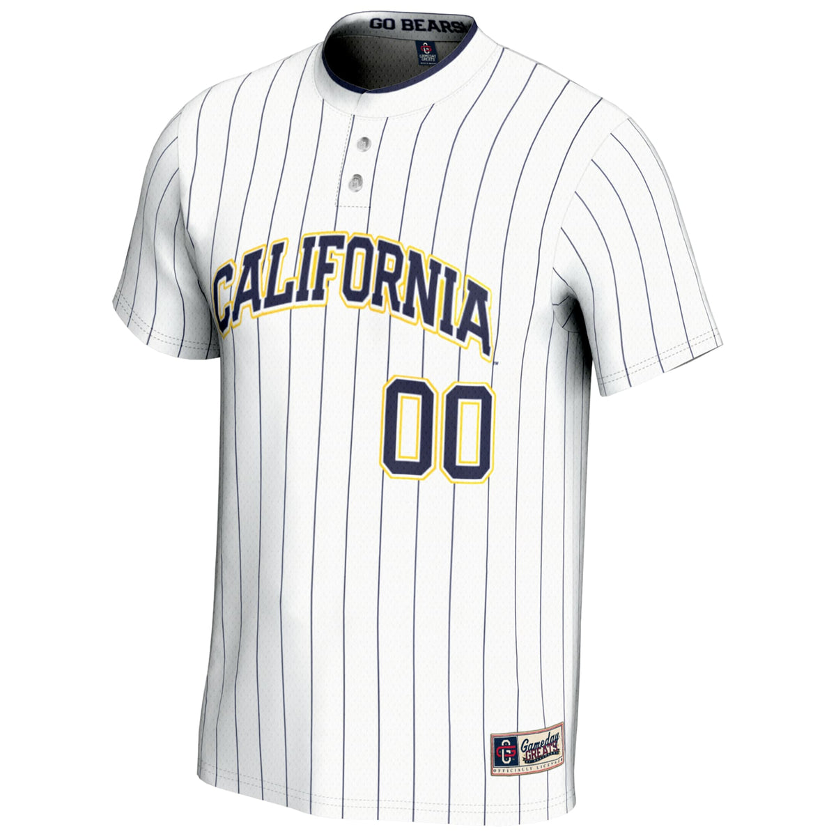 Cal Bears NIL Pick-A-Player Lightweight Softball Jersey - White