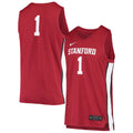#1 Stanford Cardinal Replica Basketball Jersey - Cardinal