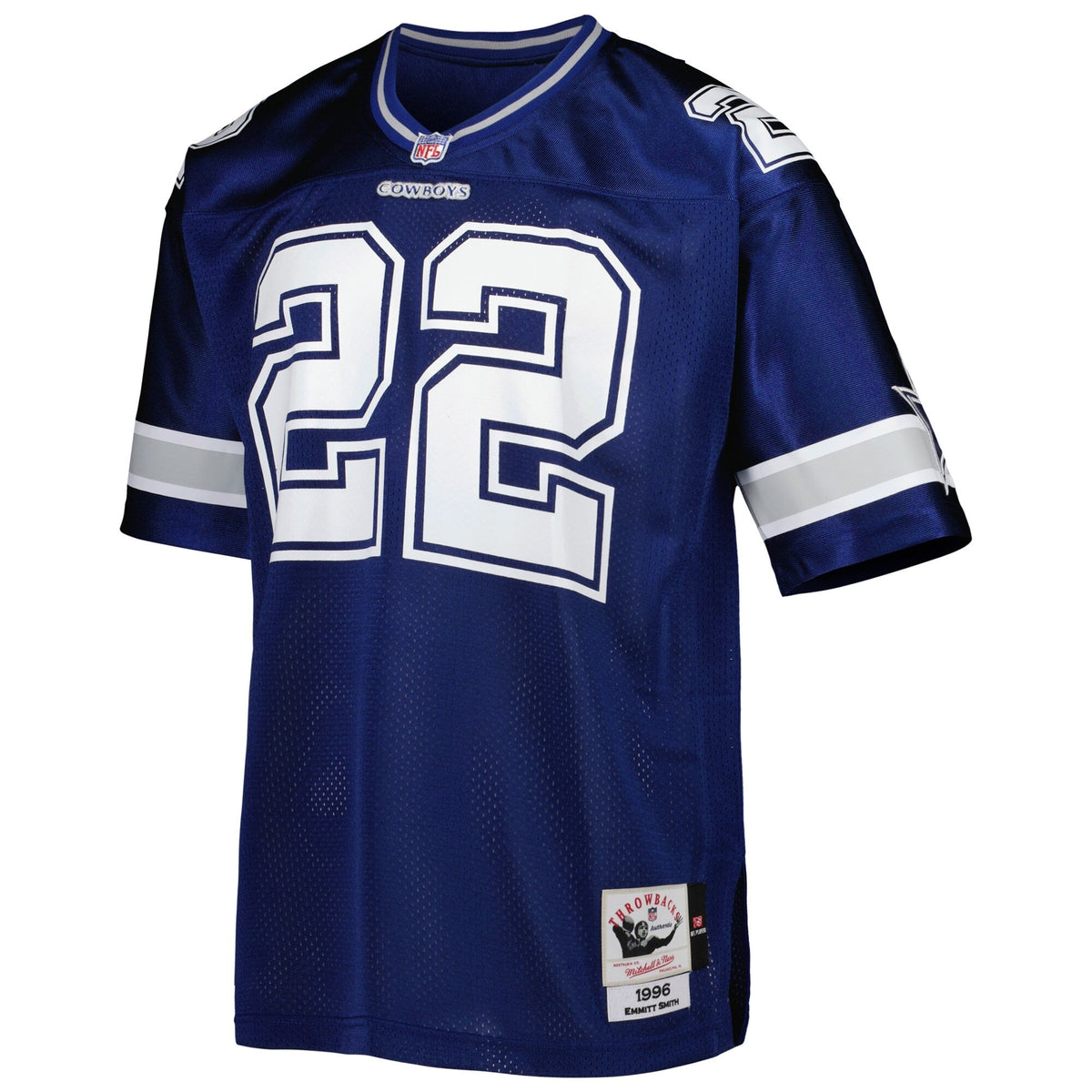 Dallas Cowboys 1996 Emmitt Smith Navy Throwback Retired Player Football Jersey