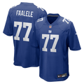 New York Giants Daniel Faalele Royal Team Game Football Jersey