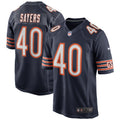 Chicago Bears Gale Sayers Navy Game Retired Player Football Jersey