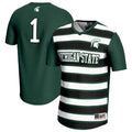 #1 Michigan State Spartans Lightweight Soccer Fashion Jersey - Green