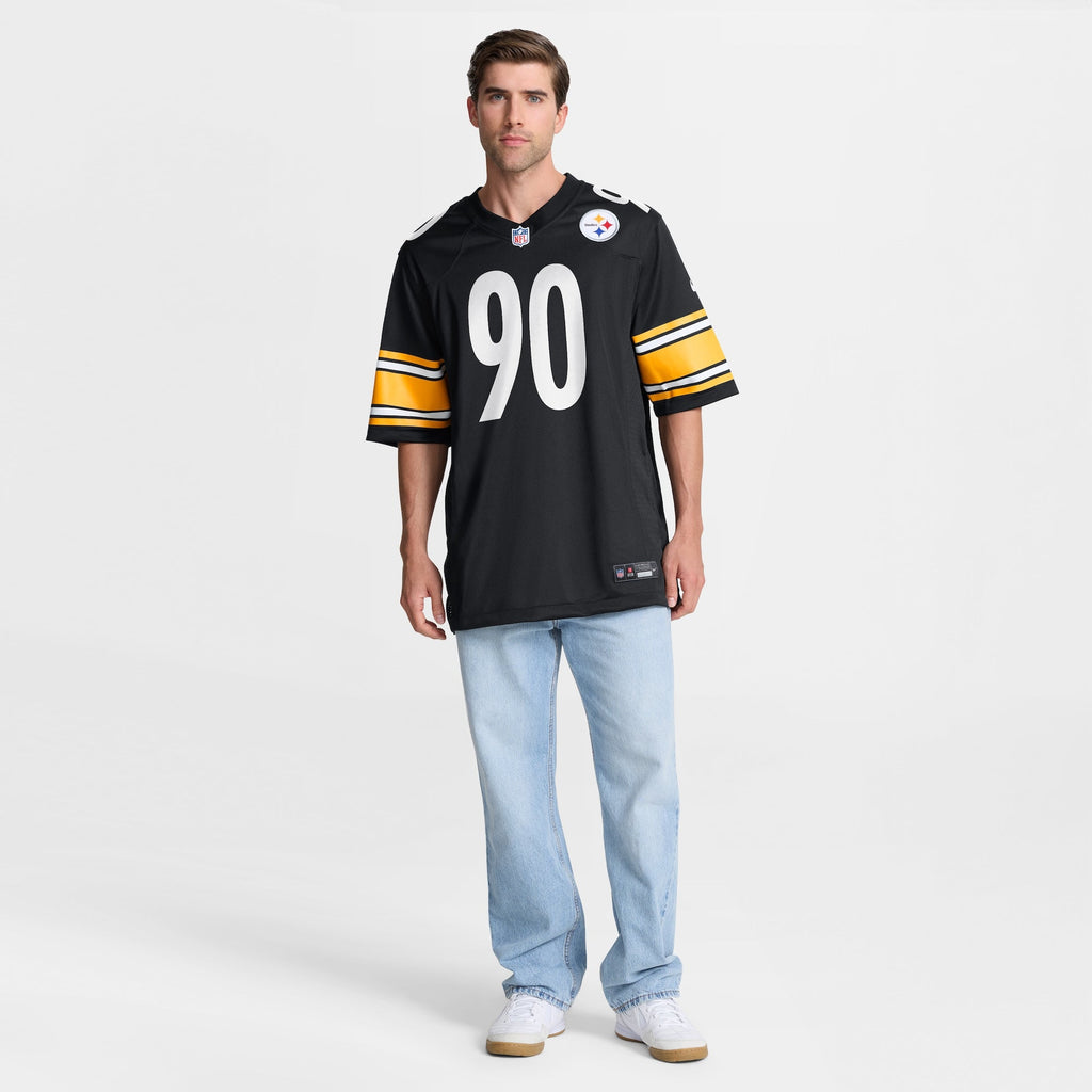 Pittsburgh Steelers T.J. Watt Black Game Football Jersey