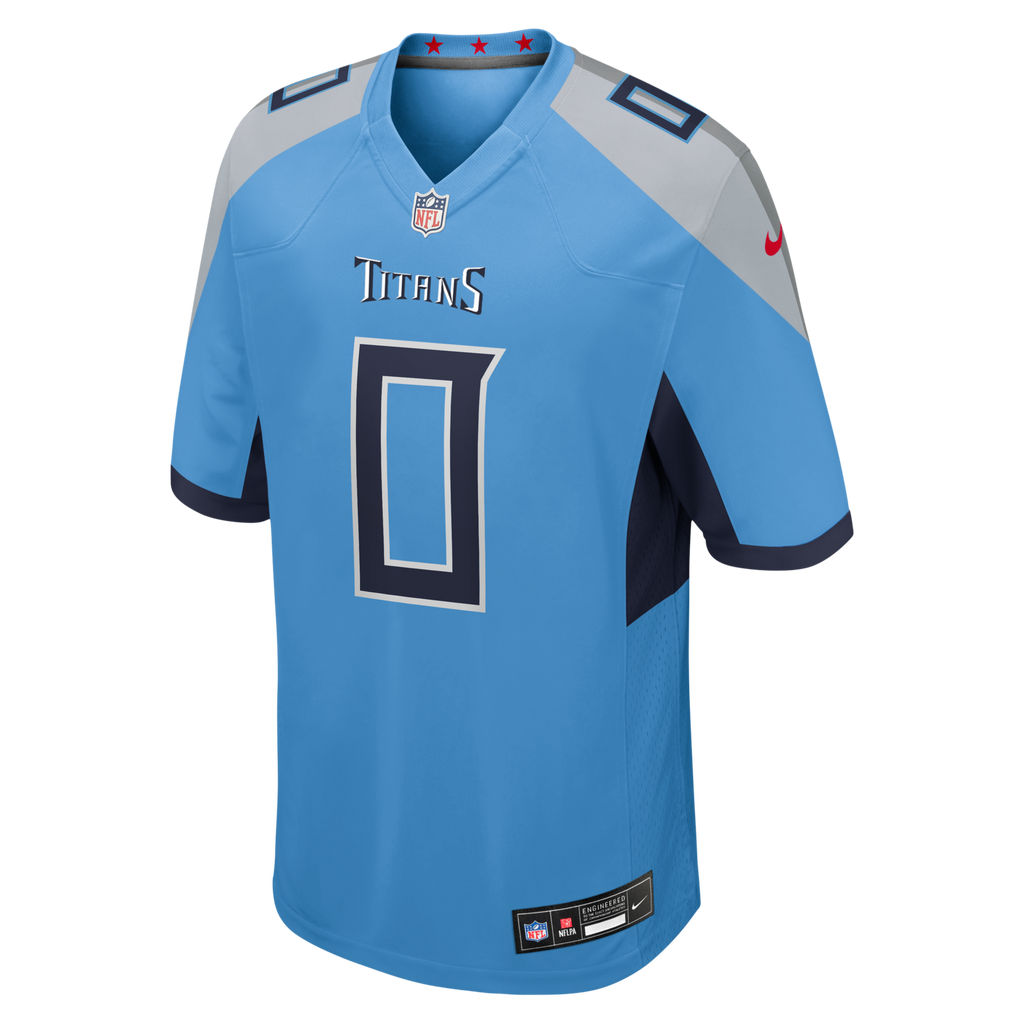 Tennessee Titans Calvin Ridley Light Blue Team Game Football Jersey