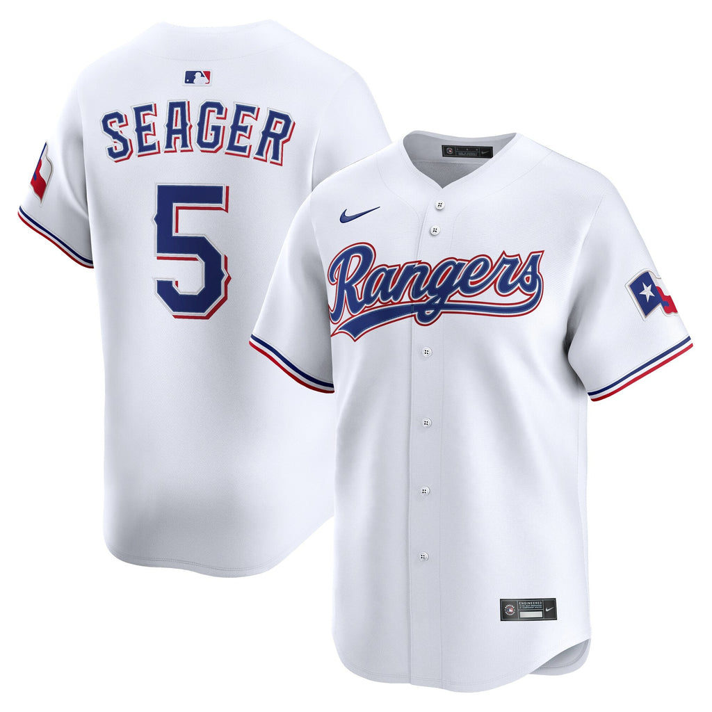 Texas Rangers Corey Seager White Home Limited Player Baseball Jersey