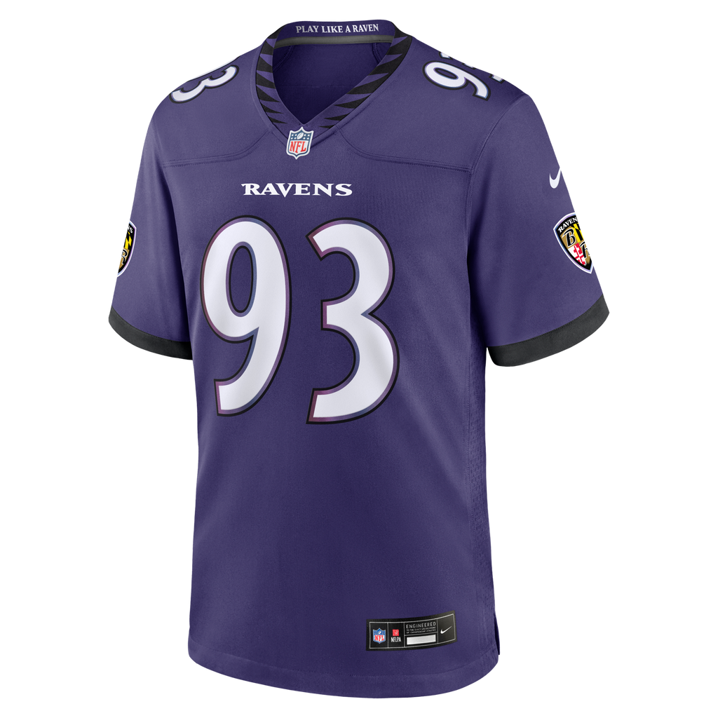 Baltimore Ravens Calais Campbell Purple Team Game Football Jersey
