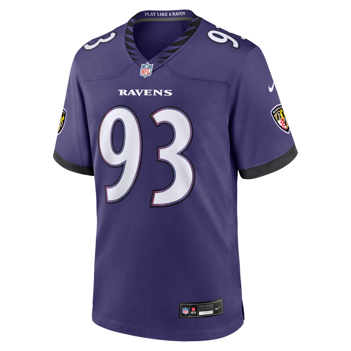 Baltimore Ravens Calais Campbell Purple Team Game Football Jersey