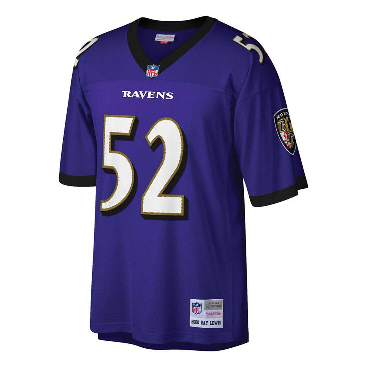 Baltimore Ravens Ray Lewis Purple Big & Tall 2000 Retired Player Replica Football Jersey