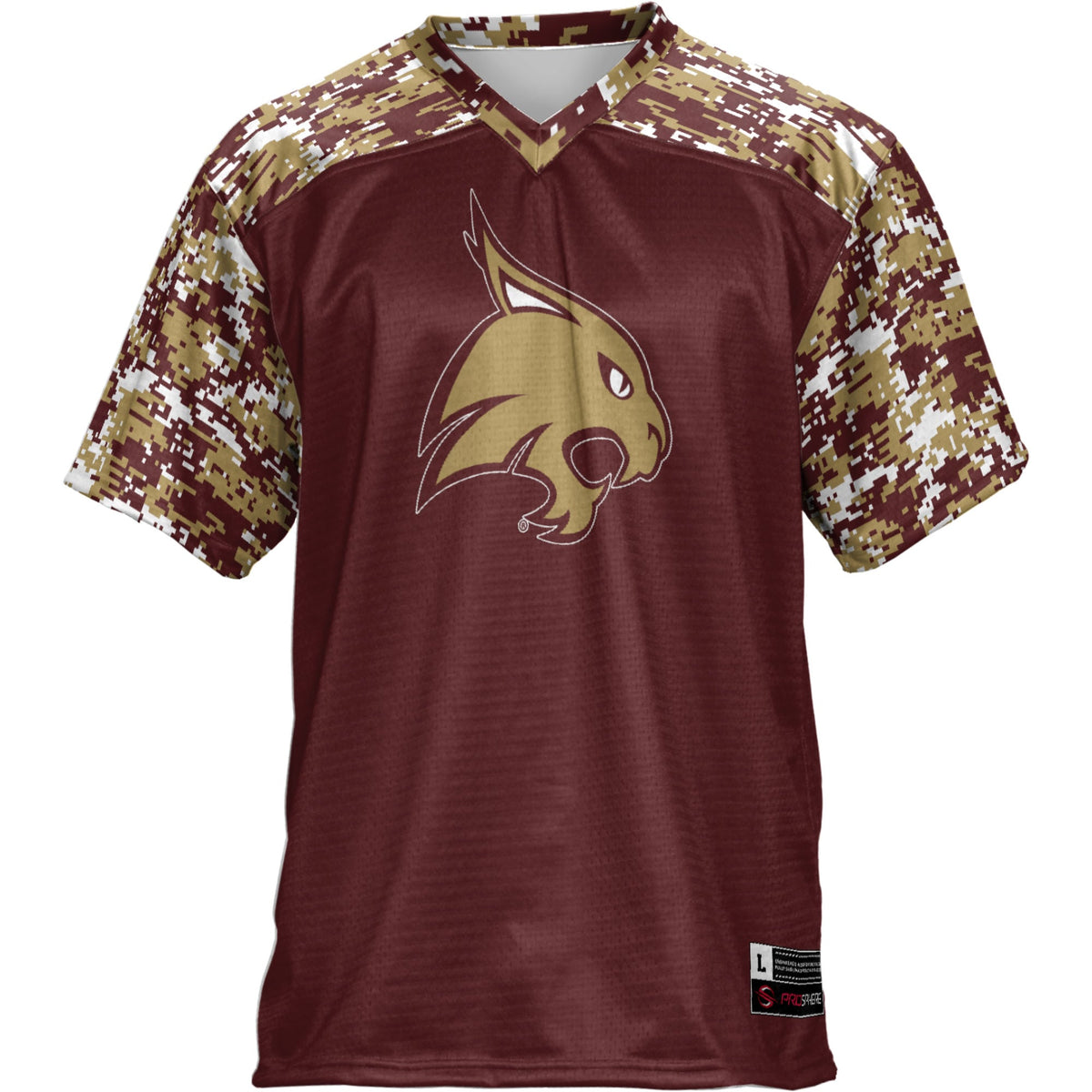 Maroon Texas State Bobcats Football Jersey