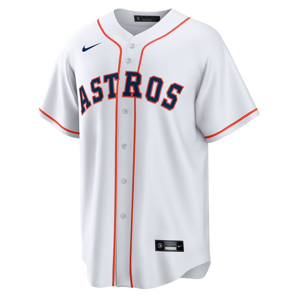 Houston Astros Jose Altuve White Home Replica Player Name Baseball Jersey