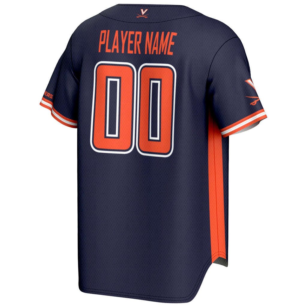Virginia Cavaliers NIL Pick-A-Player Lightweight Baseball Jersey - Navy