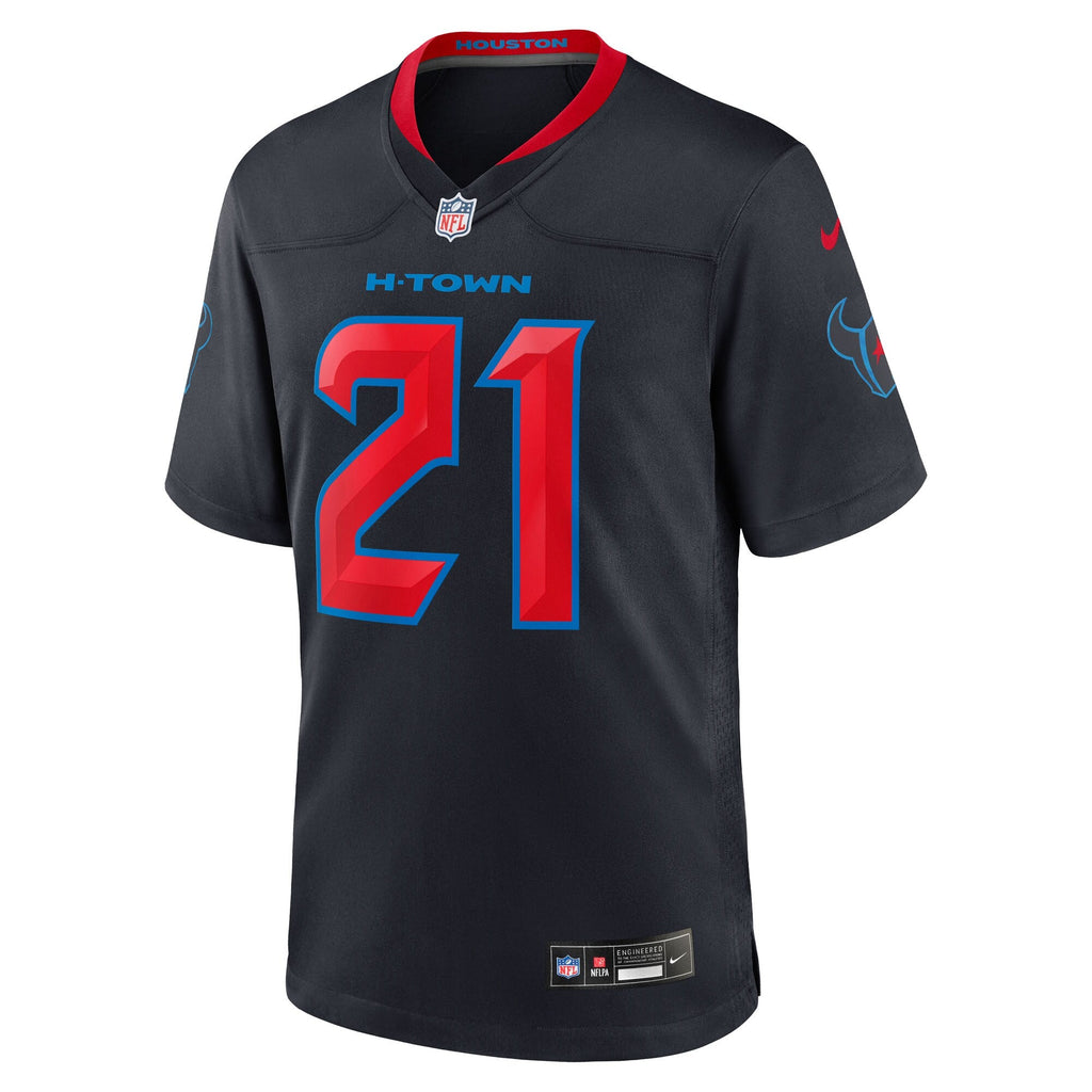 Houston Texans Nick Chubb Navy Alternate 2 Game Football Jersey
