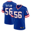 New York Giants Lawrence Taylor Royal Classic Retired Player Game Football Jersey