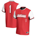 #1 Louisiana Ragin' Cajuns Lightweight Softball Jersey - Cardinal