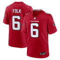 Atlanta Falcons Nick Folk Red Team Game Football Jersey