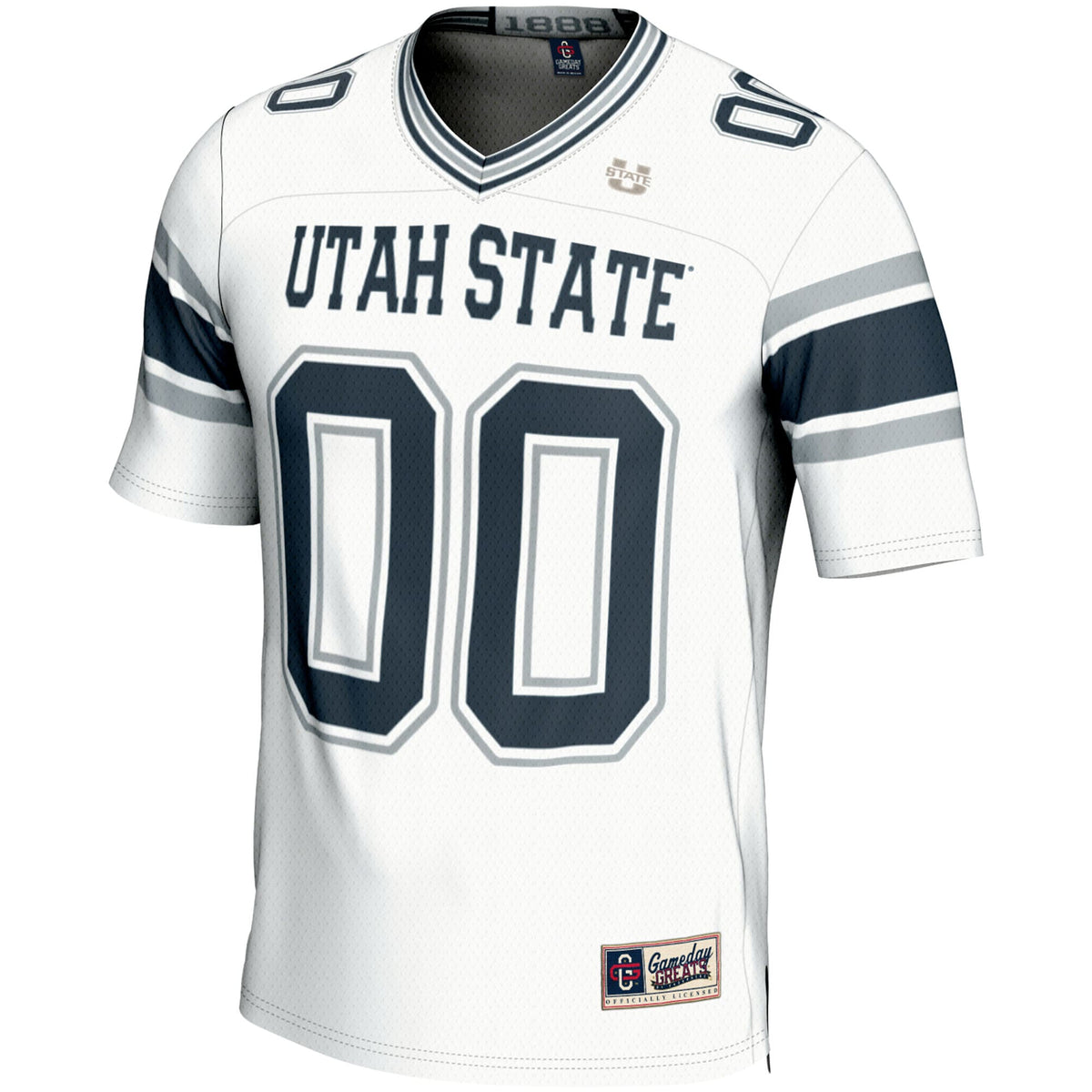 Utah State Aggies NIL Pick-A-Player Football Jersey - White