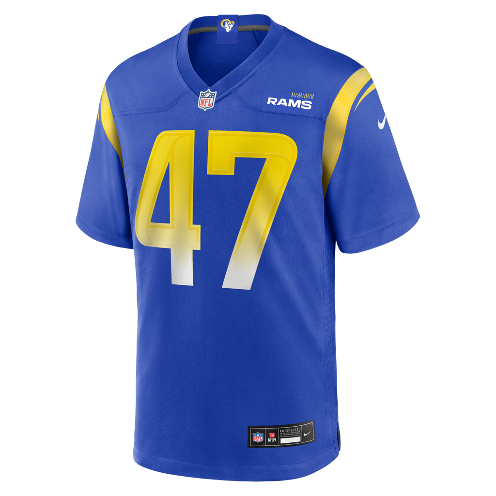 Los Angeles Rams Alex Ward Royal Home Game Football Jersey