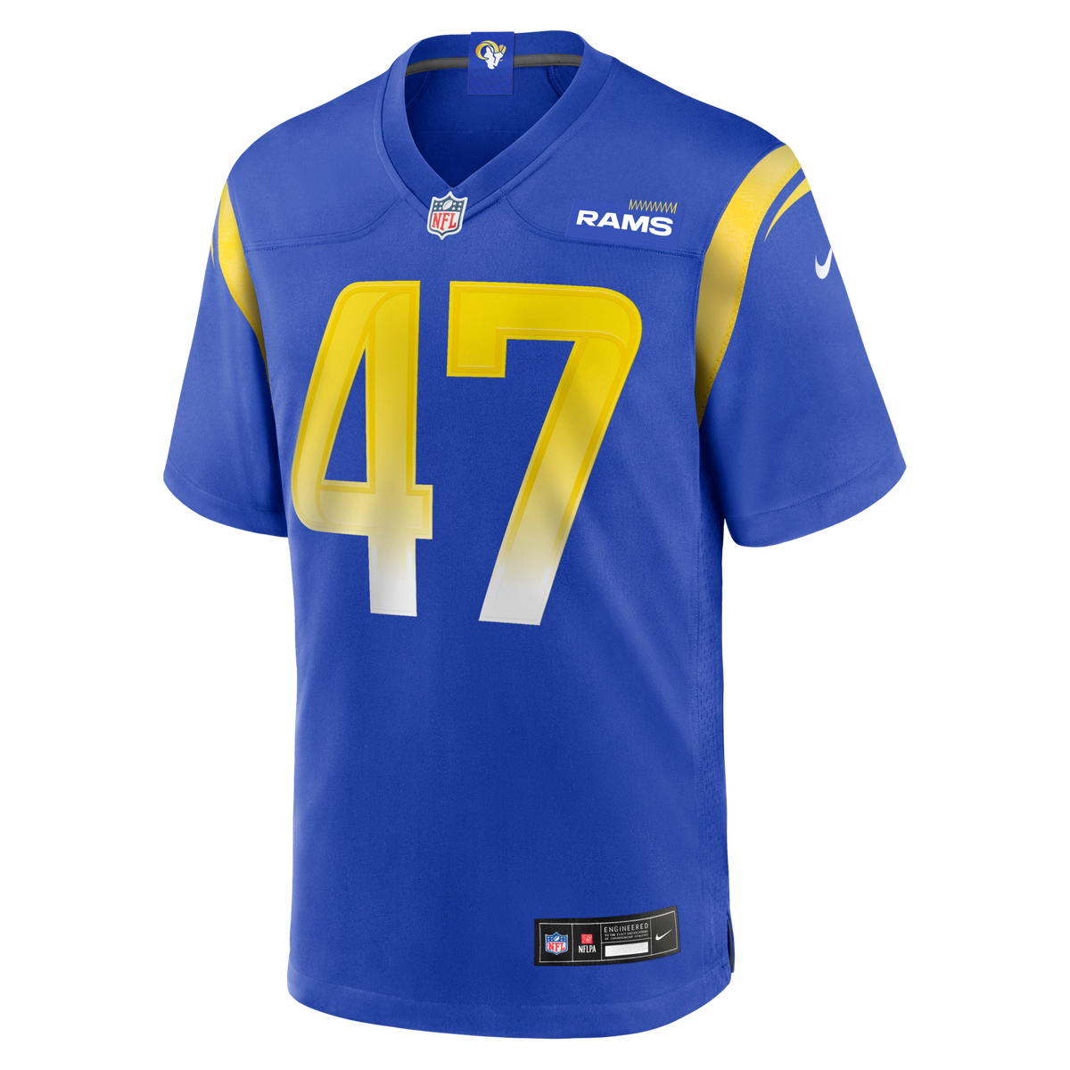Los Angeles Rams Alex Ward Royal Home Game Football Jersey