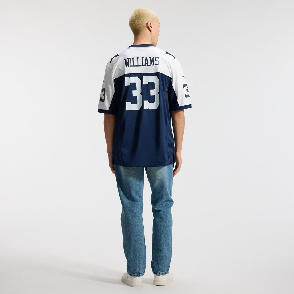 Dallas Cowboys Javonte Williams Navy Alternate Game Football Jersey