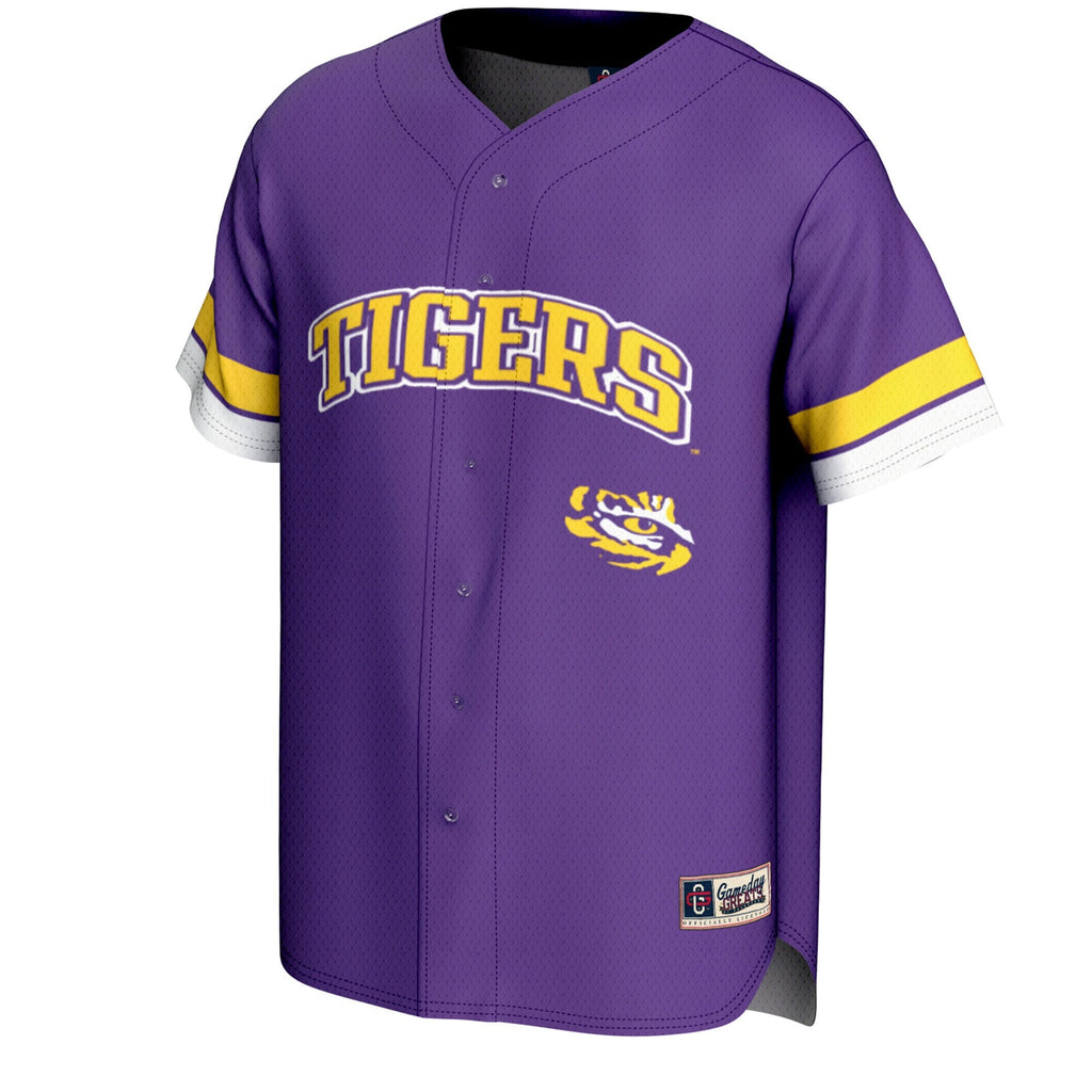 LSU Tigers Spirit Baseball Jersey - Purple