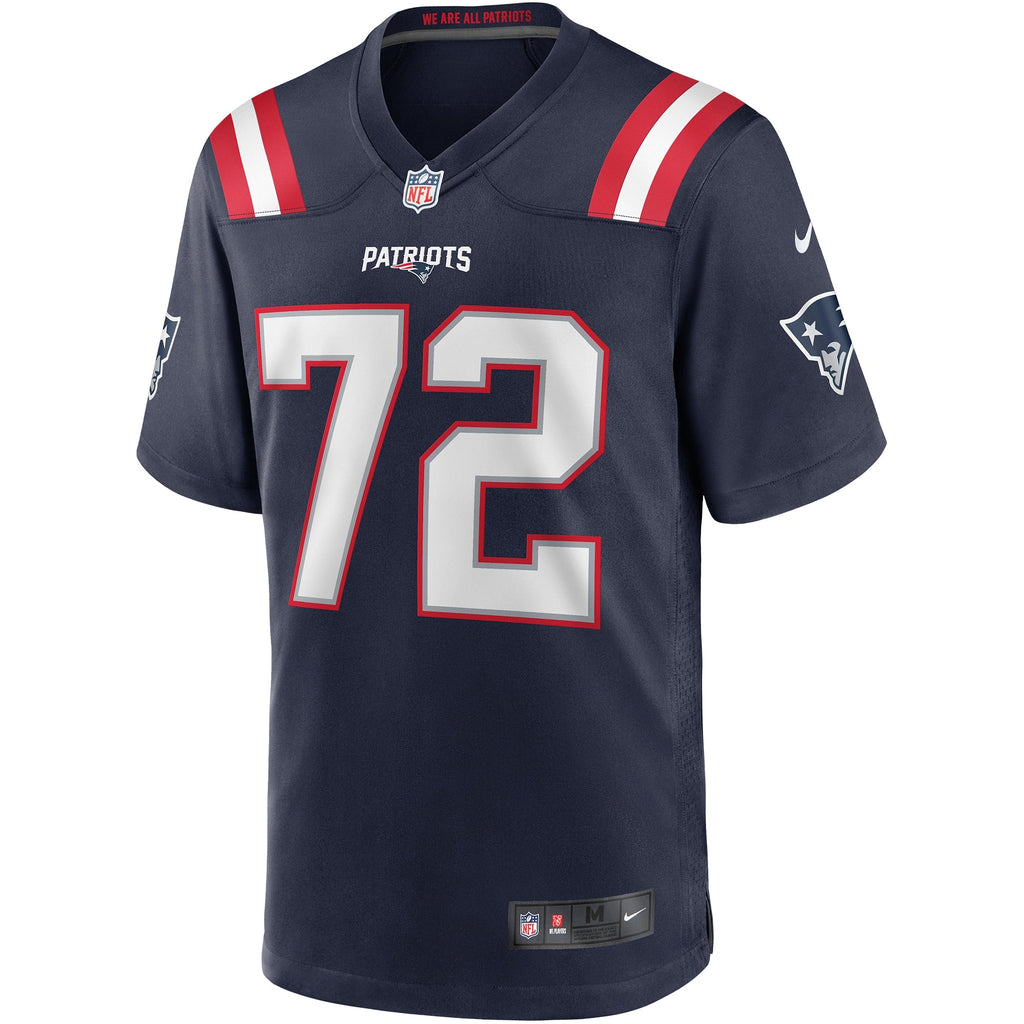 New England Patriots Matt Light Navy Game Retired Player Football Jersey