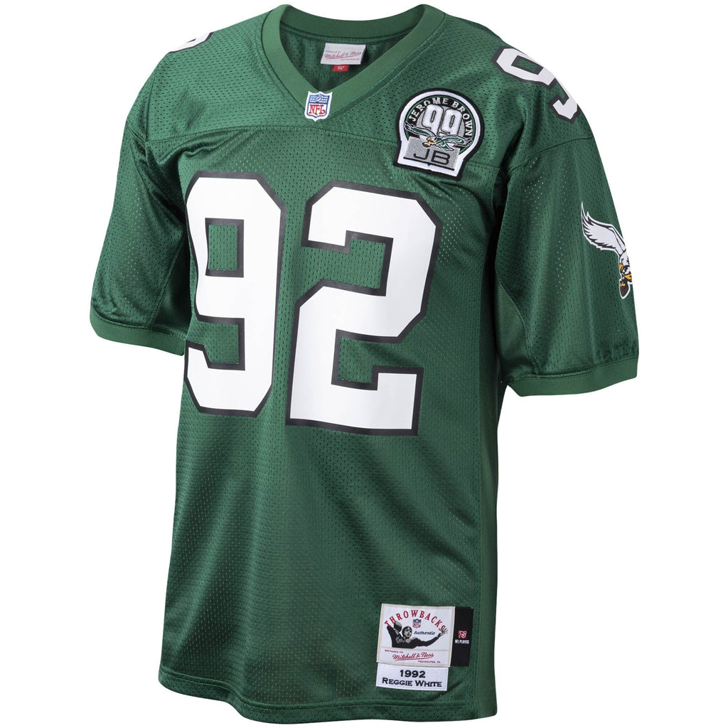 Philadelphia Eagles Reggie White Green Throwback Retired Player Football Jersey