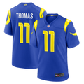Los Angeles Rams Keir Thomas Royal Team Game Football Jersey