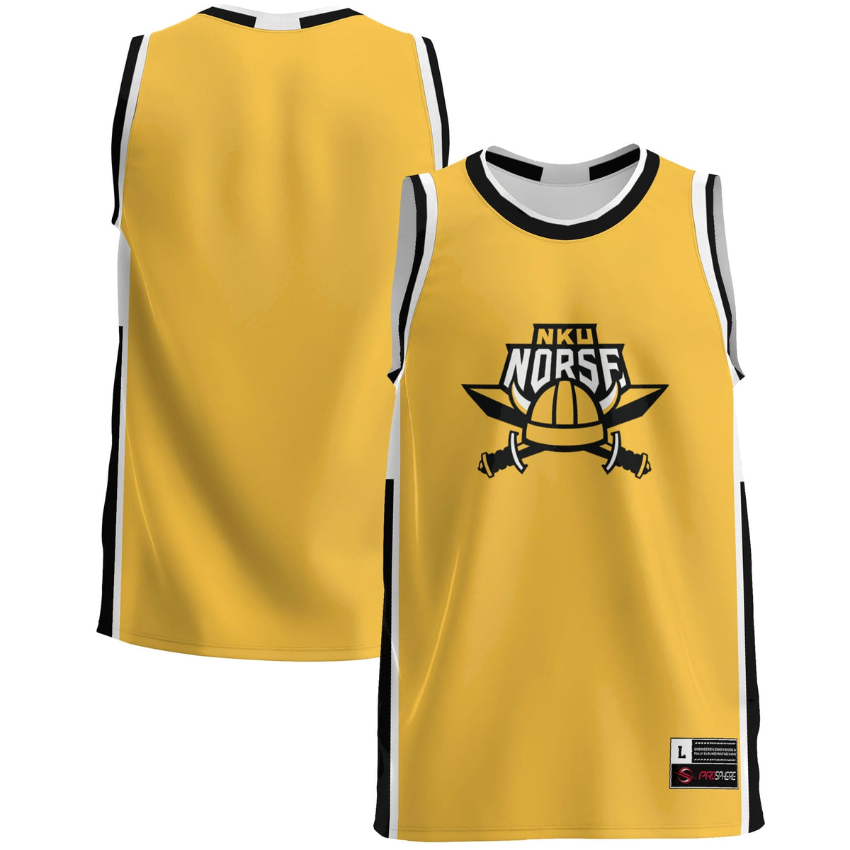 Northern Kentucky University Norse Lightweight Basketball Jersey - Gold