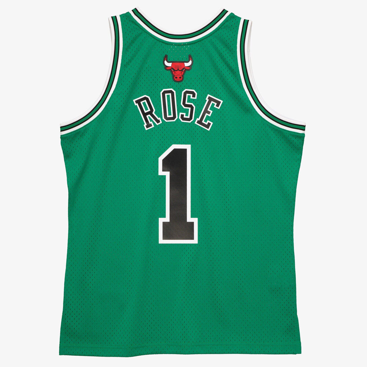 Chicago Bulls St Patrick's Day Swingman Jersey Derrick Rose 2008-09
