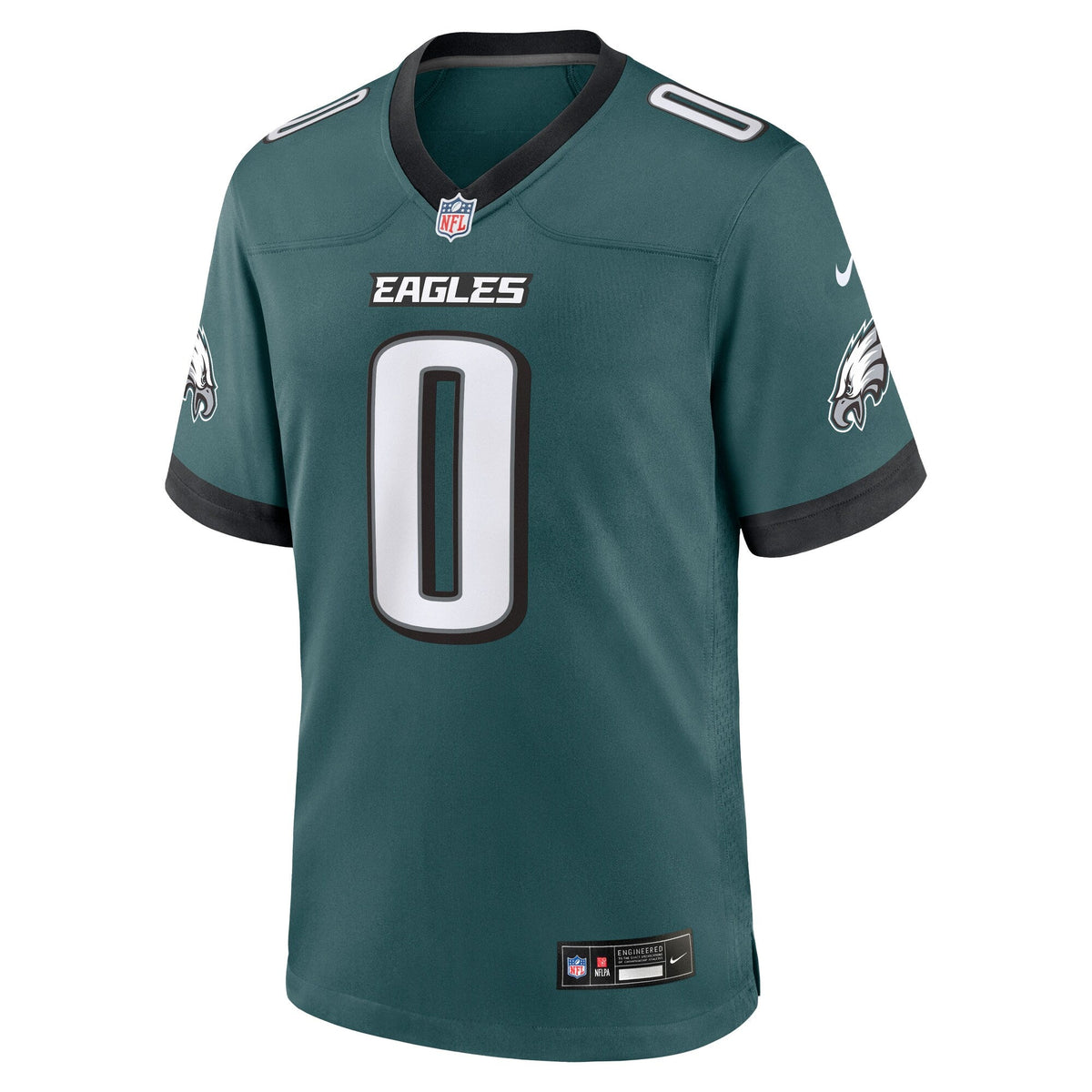 Philadelphia Eagles Marquise Brown Midnight Green Team Game Football Jersey