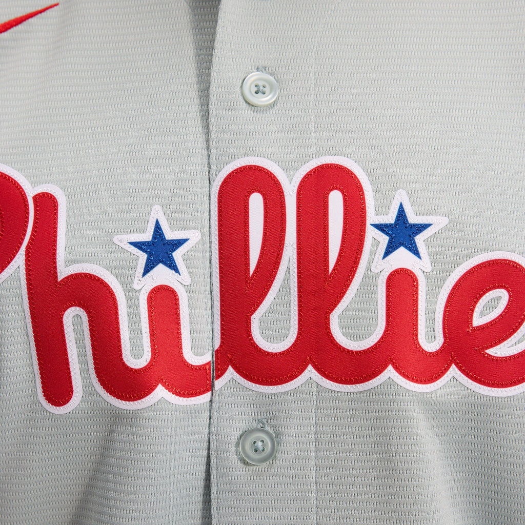 Philadelphia Phillies Bryce Harper Gray Road Replica Baseball Jersey