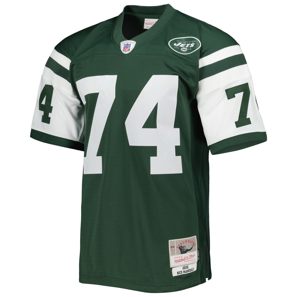 New York Jets Nick Mangold Green Legacy Replica Football Jersey