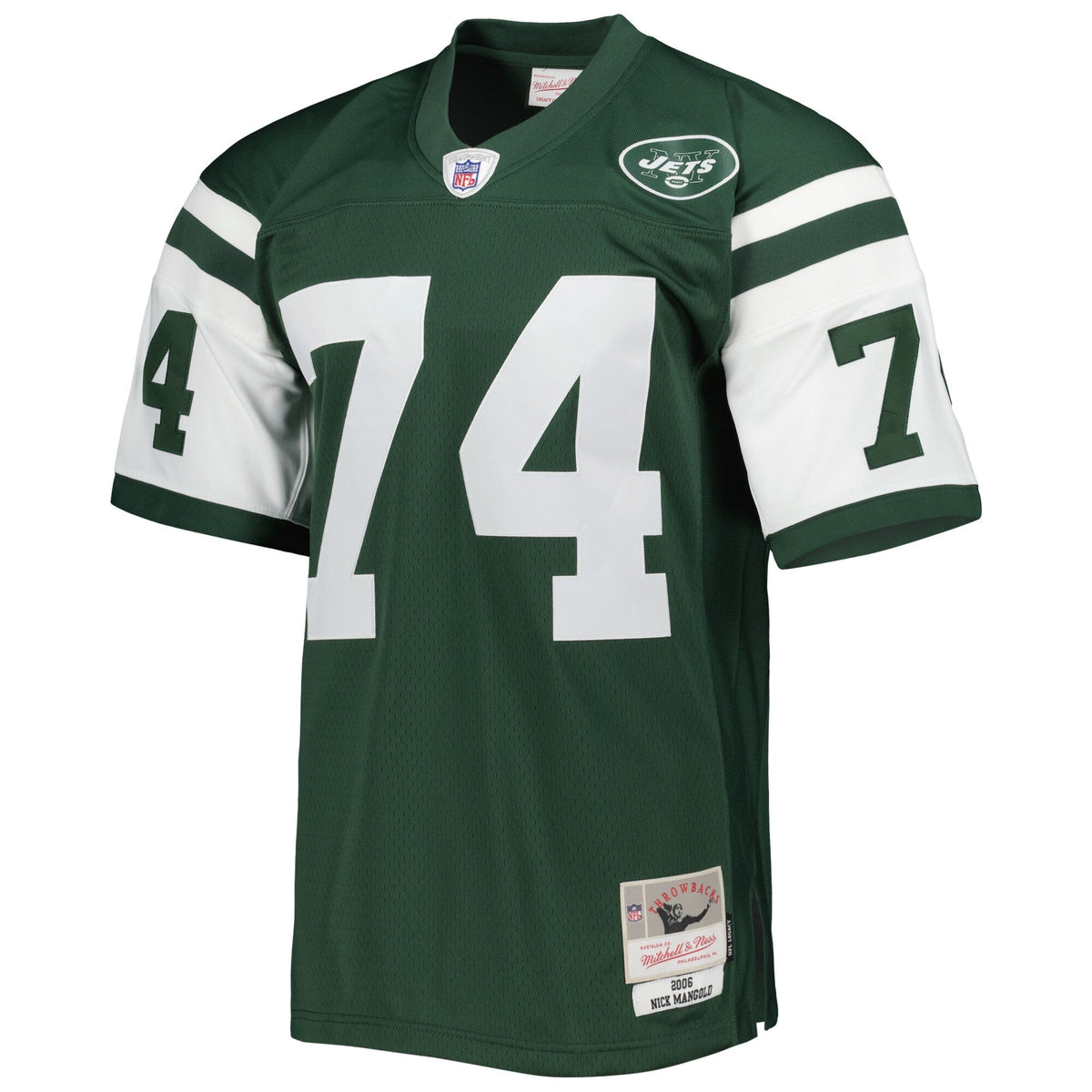 New York Jets Nick Mangold Green Legacy Replica Football Jersey
