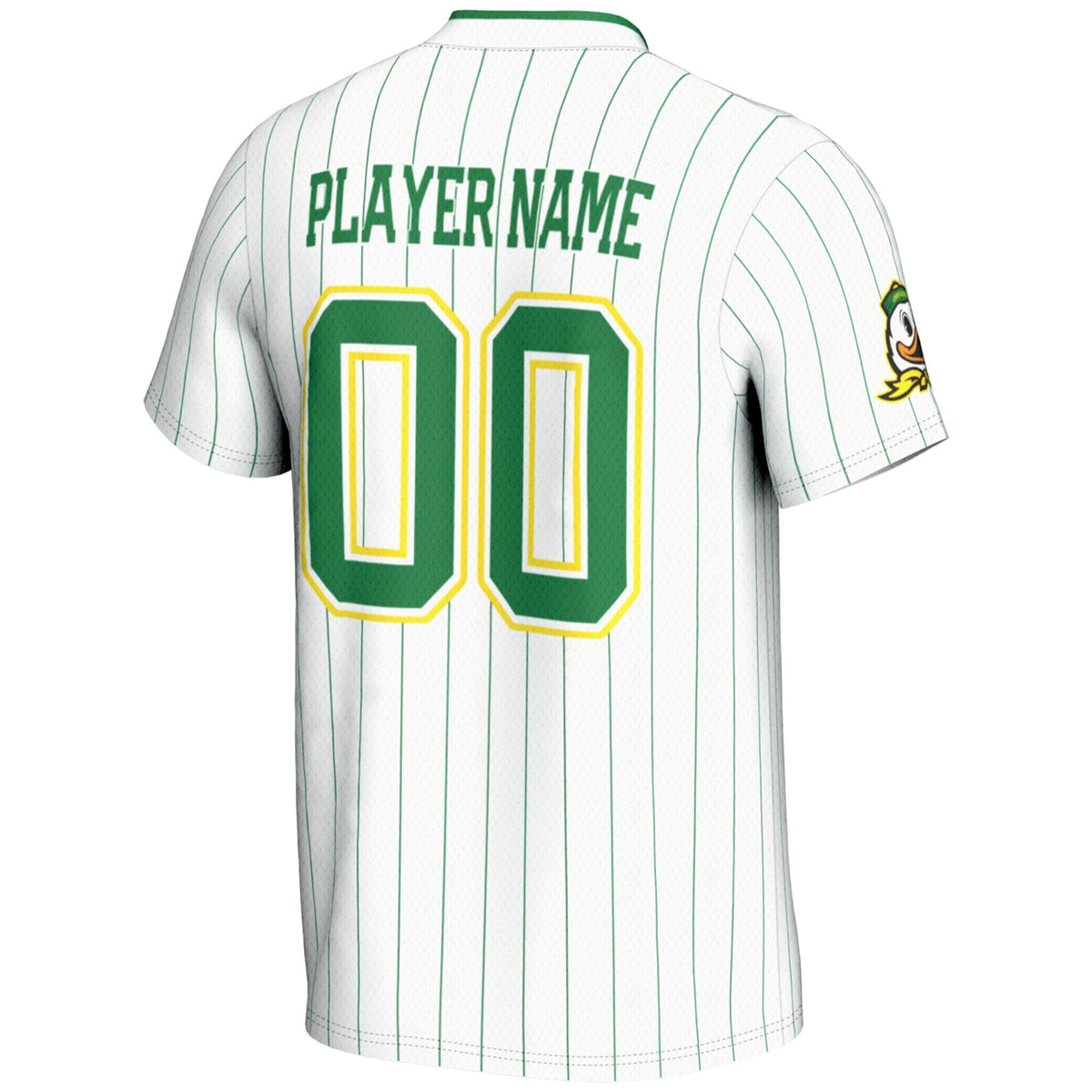 Oregon Ducks NIL Pick-A-Player Lightweight Softball Jersey - White