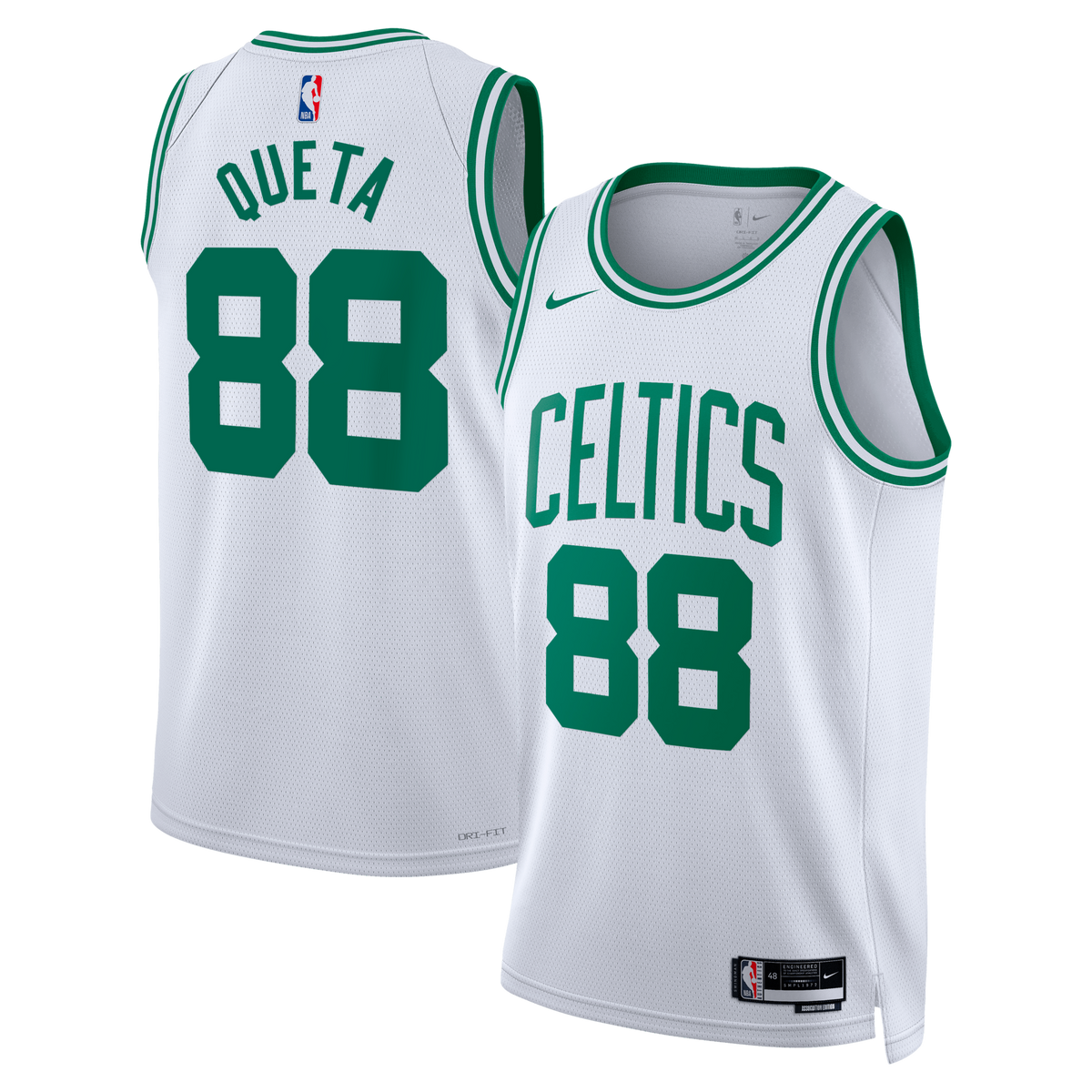 Boston Celtics Association Edition Swingman Jersey - White - Neemias Queta