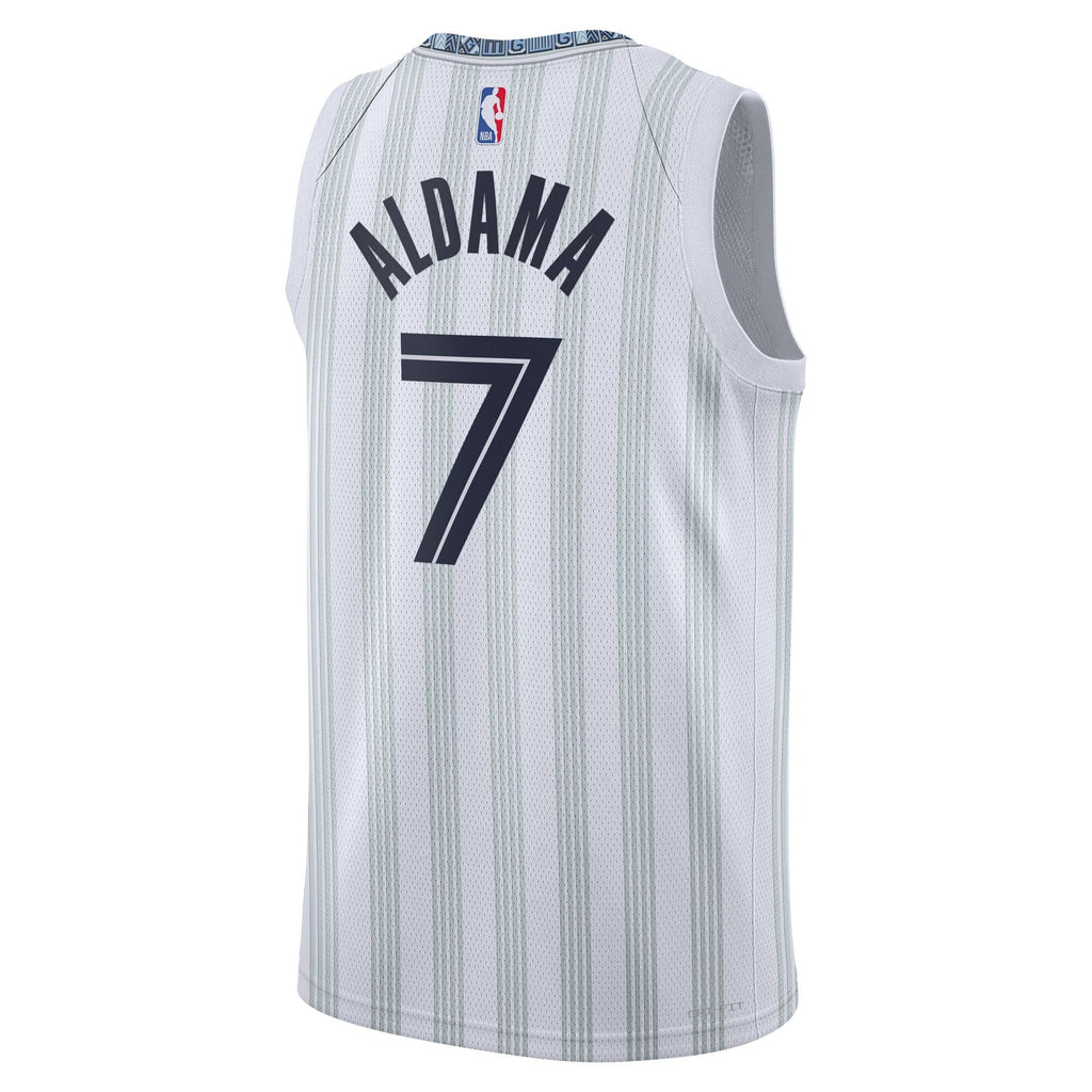Memphis Grizzlies 2025/26 City Edition Swingman Jersey - Gray - Santi Aldama