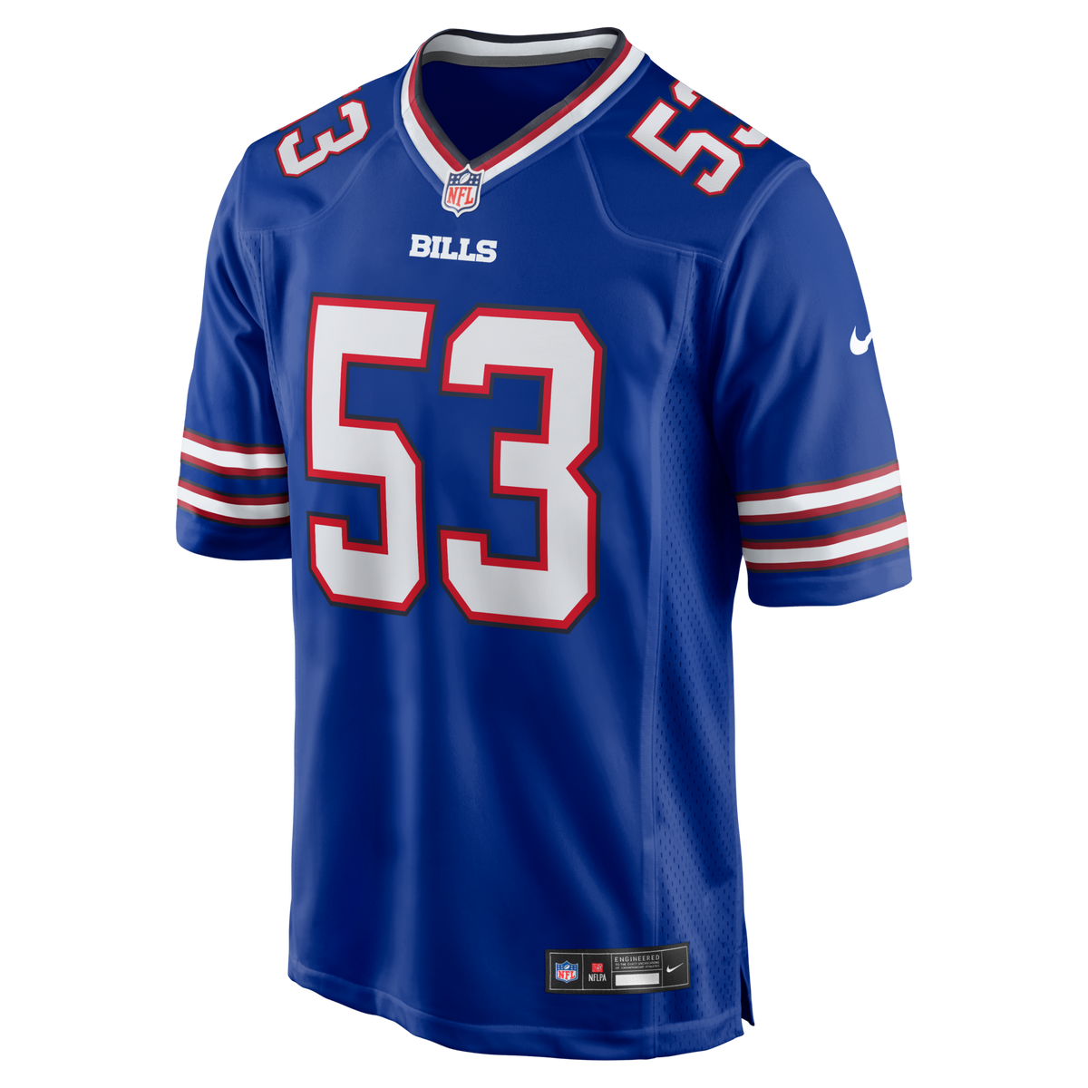 Buffalo Bills Tyrel Dodson Royal Game Player Football Jersey