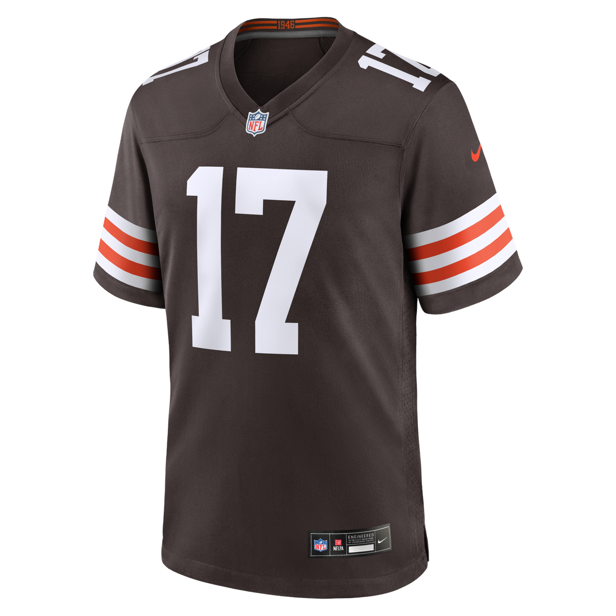 Cleveland Browns Jerome Baker Brown Team Game Football Jersey