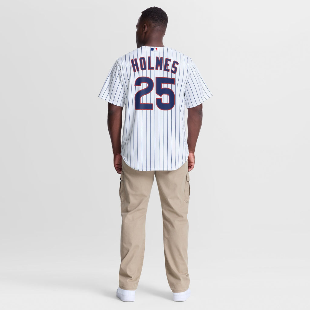 Chicago Cubs Clay Holmes White Home Replica Baseball Jersey