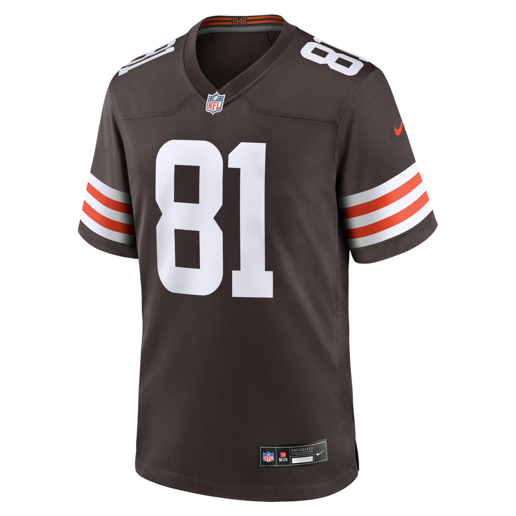 Cleveland Browns Luke Floriea Brown Team Game Football Jersey