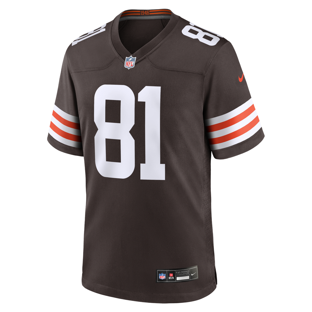 Cleveland Browns Luke Floriea Brown Team Game Football Jersey