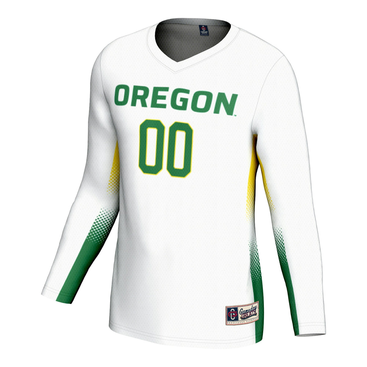 Oregon Ducks NIL Lightweight Volleyball Jersey - White
