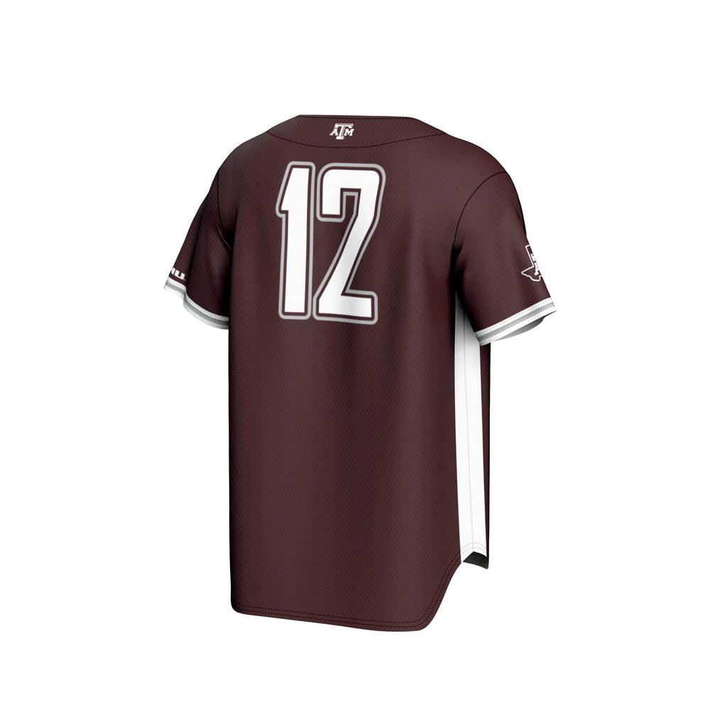 Maroon Texas A&M Aggies Lightweight Baseball Jersey
