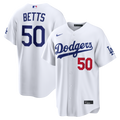 Los Angeles Dodgers Mookie Betts White Home Stadium Baseball Jersey