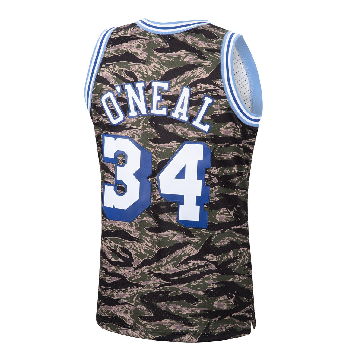 Los Angeles Lakers Shaquille O'Neal 1996 Tiger Camo Swingman Jersey - Camo