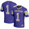 #1 James Madison Dukes Endzone Football Jersey - Purple